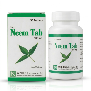 2026/04/1254-1.png Neem Tab (নিম ট্যাব) – রক্ত পরিষ্কার ও চর্মরোগের কার্যকরী ইউনানী ঔষধ | 500mg | 30 Tablets